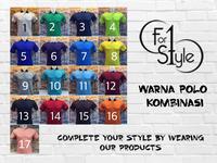 Gambar POLO SHIRT PREMIUM KATUN LAKOS - CUSTOM polo sablon BAJU KERAH MURAH - sablon besar, Pendek XL dari foronestyle undefined 4 Tokopedia