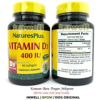 Gambar Natures Plus Vitamin D3 400 iu (90) Tulang - 100% ORI dari imwell. undefined 2 Tokopedia