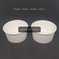 Gambar Paper Bowl 360ml 12oz Mangkuk Kertas Mangkok Tahan Panas tutup ECER dari BP Collections Plastics undefined 1 Tokopedia