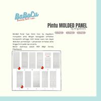Gambar PINTU KAMAR KAYU HDF MOLDED PANEL SILENT pintu indoor angz dari BaBoCu undefined 1 Tokopedia