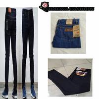 Gambar CELANA PANJANG JEANS PRIA SLIM SETANDAR MURAH NYAMAN DIPAKE - Hitam, 30 dari Shalwafashion. undefined 1 Tokopedia
