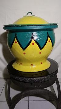 Gambar Tempat Sampah / Pot Bunga Bak sampah dari ban bekas motif strawberry - M dari jons003 undefined 4 Tokopedia