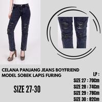 Gambar Celana Wanita Jeans BF Lapis Furing Size 27-30 - 27 dari Kedai Denim undefined 1 Tokopedia