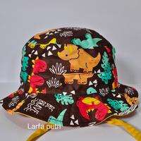 Gambar topi rimba anak karakter motif terbaru - bunga l dari Larfa putri undefined 3 Tokopedia