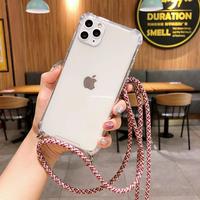 Gambar CASE CASING COVER TRANSPARANT STRAP + TALI IPHONE 13 PROMAX 13 PRO 13 - 13 promax dari Ainun store 2022 undefined 5 Tokopedia