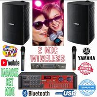 Gambar Karaoke Set Mini YAMAHA 6 Inch Ampli Karaoke Smart TV 2 Wireless dari OKE STORE C0M undefined 1 Tokopedia