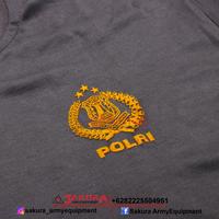 Gambar Kaos Polisi Polri Coklat Lengan Pendek - M dari SAKURA ARMY undefined 3 Tokopedia