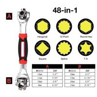 Gambar Kunci Pas Tiger Kunci Pas 48 in 1 Universal Wrench Socket Wrench dari RMBtools Fastener undefined 5 Tokopedia