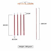 Gambar Awning Pole Dhaulagiri Tiang Flysheet Tent Camping Outdoor 2 x 200 cm - Tosca dari Kayak Outdoor undefined 3 Tokopedia