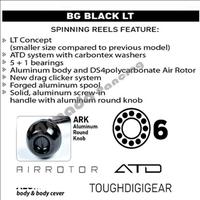Gambar Reel Spinning DAIWA BG BLACK LT - 3000XH dari Armada Pancing New undefined 2 Tokopedia