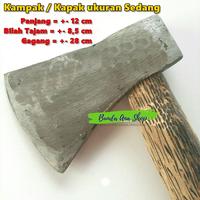 Gambar Kampak Kapak Baja asli Cacah Tulang Gagang Aren Berkualitas - Jumbo Non Gagng dari Bunda Ana Shop undefined 2 Tokopedia