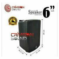 Gambar Paket Speaker Crimson 6 Inch 2 titik+Ampli USB Bluetooth dari kerendang undefined 2 Tokopedia
