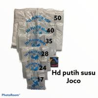 Gambar KANTONG KRESEK/KANTONG PLASTIK LOS PUTIH JOCO UK 17 24 28 35 40 @455GR dari Owenplast undefined 1 Tokopedia
