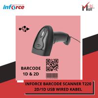 Gambar INFORCE BARCODE SCANNER T220 2D/1D USB WIRED KABEL dari Multimall Surabaya undefined 2 Tokopedia