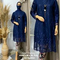 Gambar SET TUNIK TULLE/KEBAYA MODERN/TUNIK PADANG/KEBAYA PESTA - NAVY, M dari indah_kebayaa undefined 1 Tokopedia