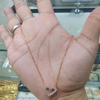 Gambar kalung emas sambung love mata simple manis dari sinarindahmas undefined 5 Tokopedia