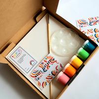 Gambar RAINBOW PAINTING KIT BINGKISAN ULANG TAHUN KREATIFITAS ANAK MURAH dari BELIBEBEKAS undefined 2 Tokopedia
