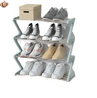 Gambar Rak Sepatu Portable Rak Sepatu Zigzag Rak Sepatu Sneakers Sandal 4 Tingkat Susun Model Zigzag Minimalis - Putih dari tokoshenar88 undefined 3 Tokopedia