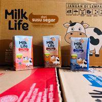 Gambar Milk Life Susu UHT 125 ml 1 karton x 40 pcs - Strawberi dari Win E-Store undefined 1 Tokopedia