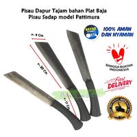 Gambar Pisau Dapur plat Baja Tajam gagang Plastik press Ukuran Besar dari Bunda Ana Shop undefined 4 Tokopedia