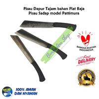 Gambar Pisau Dapur plat Baja Tajam gagang Plastik press Ukuran Besar dari Bunda Ana Shop undefined 1 Tokopedia