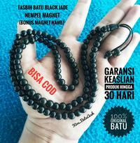 Gambar Tasbih Batu Black Jade Aceh 99 Butir Size 8 dari Kios Batu Aceh undefined 1 Tokopedia