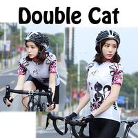 Gambar Baju Jersey Sepeda Lengan Pendek Roadbike Wanita / XINTOWN Mix Model - Double Cat, L dari Arsuxeo Indonesia undefined 4 Tokopedia