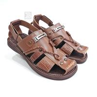 Gambar Sandal Sepatu Tali Pria Kulit Sapi Asli sendal Selop Murah Original - Tan, 41 dari MANKLIE Project undefined 2 Tokopedia