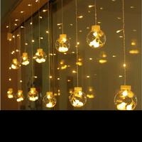 Gambar Bola Lampu Gantung LED Tirai Lampu Dekorasi Minimalis Hiasan Lampu - LED WARNA WARNI dari MadisonShop undefined 5 Tokopedia