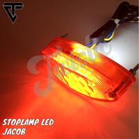Gambar Stoplamp Lampu Rem Belakang LED Jacob Motor Universal Custom - Merah dari TWISTIC CUSTOM undefined 4 Tokopedia