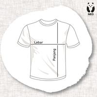 Gambar T-shirt 1103 CUTE KUMA Kos Custom Sablon Digital Berukuran Hingga 6XL - Putih, M dari Fans undefined 3 Tokopedia
