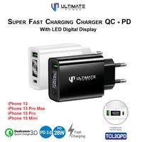 Gambar Charger iPhone 13 Pro Max 13 Mini PD 3.0 20W 28W / Ultimate TCL2QPD - Hitam dari pastioriginalasli undefined 1 Tokopedia
