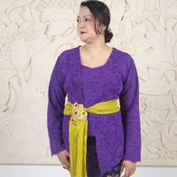 Gambar Kebaya Semi France Annabelle Big Size - Ungu, XXL dari Jasmine Kebaya Bali undefined 4 Tokopedia