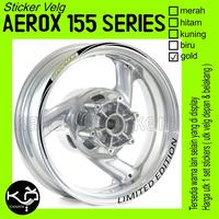 Gambar stiker velg motor terbaru limited edition velg krom - Hitam, 14 inch aerox dari Kanaya Stickers undefined 3 Tokopedia