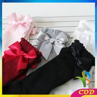 Gambar [COD] RB P89 Kaos Kaki Anak Perempuan Panjang Pita Anti Slip Kaos Kaki Anak - ABU, S dari RB TOYS AND TECHNOLOGY undefined 2 Tokopedia