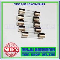 Gambar Fuse 0.5A 250V - Sekering 0.5A 250V 5x20 mm dari MDN SHOP ONLINE undefined 5 Tokopedia