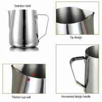Gambar Gelas Pitcher Kopi Espresso Latte Art Stainless Steel 5 Size - 150ml dari Lakuge undefined 3 Tokopedia