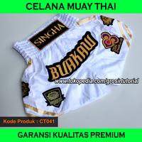 Gambar CELANA MUAYTHAI BUAKAW SINGHA MURAH, CELANA MUAY THAI TERBARU - XS dari Sarung Tinju Ori undefined 3 Tokopedia