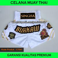 Gambar CELANA MUAYTHAI BUAKAW SINGHA MURAH, CELANA MUAY THAI TERBARU - XS dari Sarung Tinju Ori undefined 1 Tokopedia