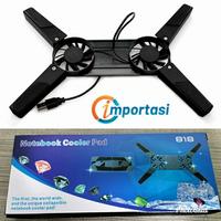 Gambar Cooling Pad X Stand Dual Fan Lipat Portable Laptop Notebook Macbook dari Importasi undefined 3 Tokopedia