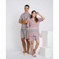 Gambar Kemeja One Set Motif Stripe PREMIUM - Merah Stripe, L dari 18Collection undefined 3 Tokopedia