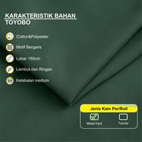 Gambar Bahan Kain Toyobo Maroon 14 - Kain Kemeja Gamis - Kain Drill Murah dari Weva Textile undefined 4 Tokopedia