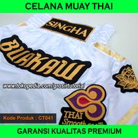 Gambar CELANA MUAYTHAI BUAKAW SINGHA MURAH, CELANA MUAY THAI TERBARU - XS dari Sarung Tinju Ori undefined 4 Tokopedia