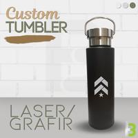 Gambar CUSTOM TUMBLER TERMOS PREMIUM SOVENIR SD1023/PROMOSI LASER GRAFIR dari Pinter Cetak undefined 1 Tokopedia