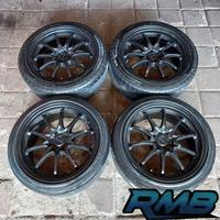 Gambar VELG RACING SECOND RAYS CE28 R17X7,5 PCD 4X100-114 + BAN BEKAS dari RMBvelgsecond undefined 1 Tokopedia
