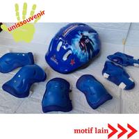 Gambar Helm Sepeda Anak untuk Skate board atau sepatu roda lengkap deker dari unissouvenir undefined 2 Tokopedia