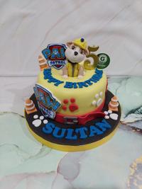 Gambar rubble paw patrol cake / kue ulang tahun uk 15cm dari gratuitpatisserie undefined 1 Tokopedia