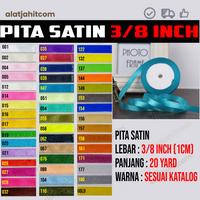 Gambar Pita Satin 3/8 inch (1cm) dari kancingbungkus_NEW undefined 1 Tokopedia