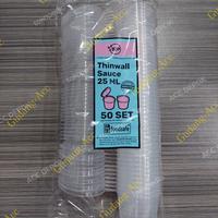 Gambar Cup Saos 25 ML / Tempat Sambal 25ml isi 50set - cup saos 25ml dari ACC DEPOK undefined 2 Tokopedia