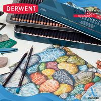 Gambar Pensil Warna Set Kaleng Derwent Studio Pencil Tin 72 - Alat lukis dari Artemedia_NEW undefined 5 Tokopedia